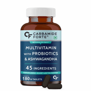 CARBAMIDE FORTE Multivitamin for Men & Women with Probiotics | Multivitamin Tablets  (60 Tablets)