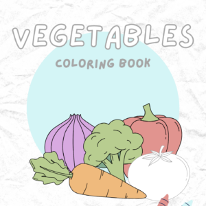 Vegetables Coloring Book Worksheet